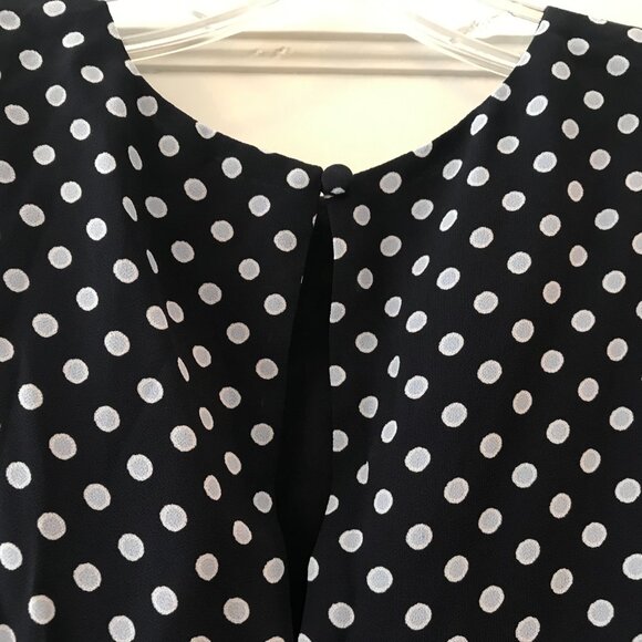 Ann Taylor | Polka Dot Fringe Top - Picture 6 of 9